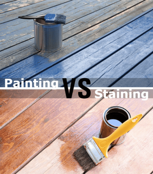 paint versus stain